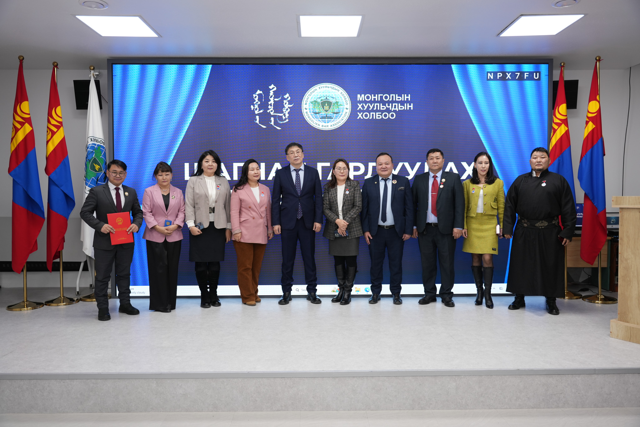 ШАГНАЛ ГАРДУУЛАХ ЁСЛОЛЫН АЖИЛЛАГАА БОЛЛОО